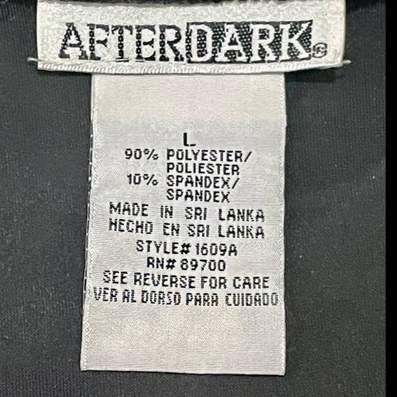 ▪️VTG▪️AFTER DARK▪️Black Velvet Draped Pin-Up Sleeveless Blouse - Picture 4 of 4